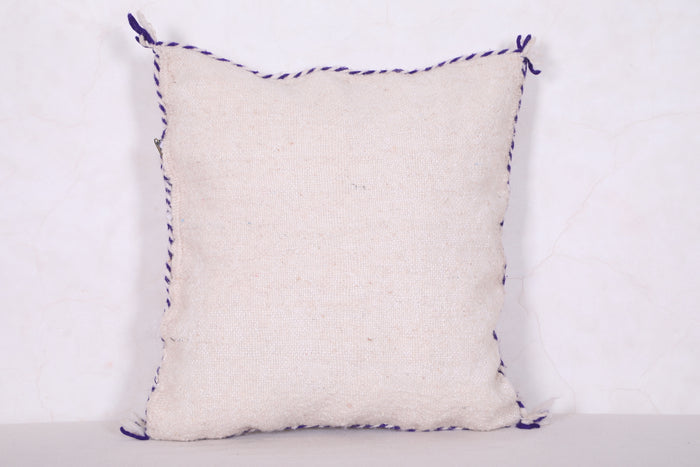 Beige square Pillow Kilim 18.1 INCHES X 18.8 INCHES - kilim pillow