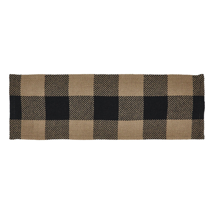 Black Check Runner 8x24" - Primitive Star Quilt Shop
