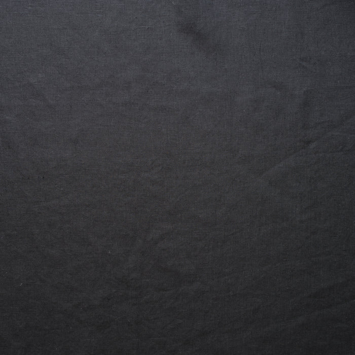 Black extra wide 280cm 100% linen fabric 165gsm for dresses, shirts, skirts, relaxed pants, curtains and home textiles