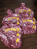 Bleached Camp Hoody With Stars Hoodie