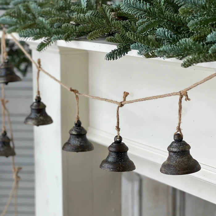 Bowstring Bell Garland - 76" - Primitive Star Quilt Shop