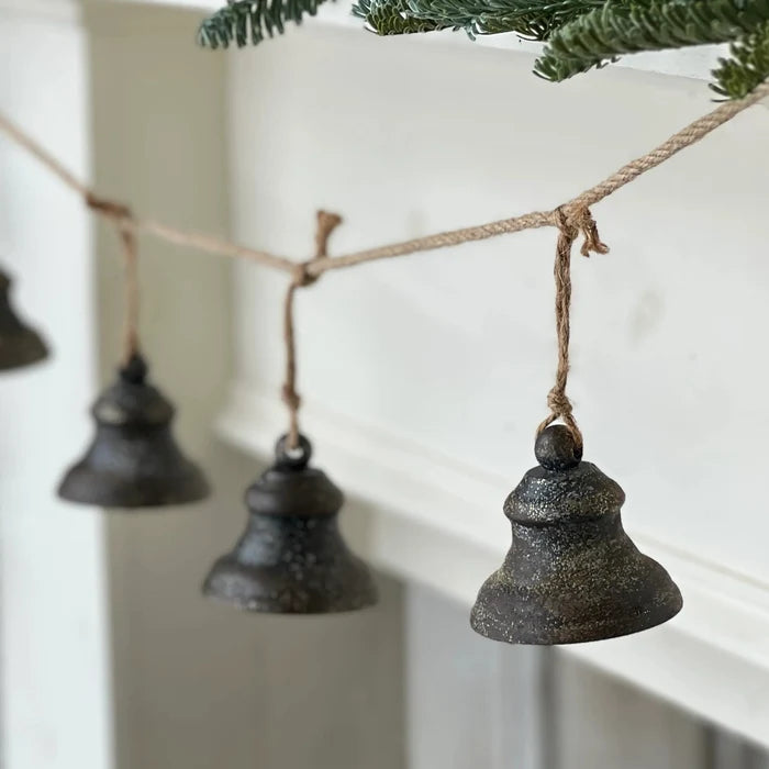 Bowstring Bell Garland - 76" - Primitive Star Quilt Shop