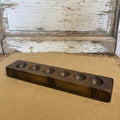 Brown Resin Egg Tray - Primitive Star Quilt Shop