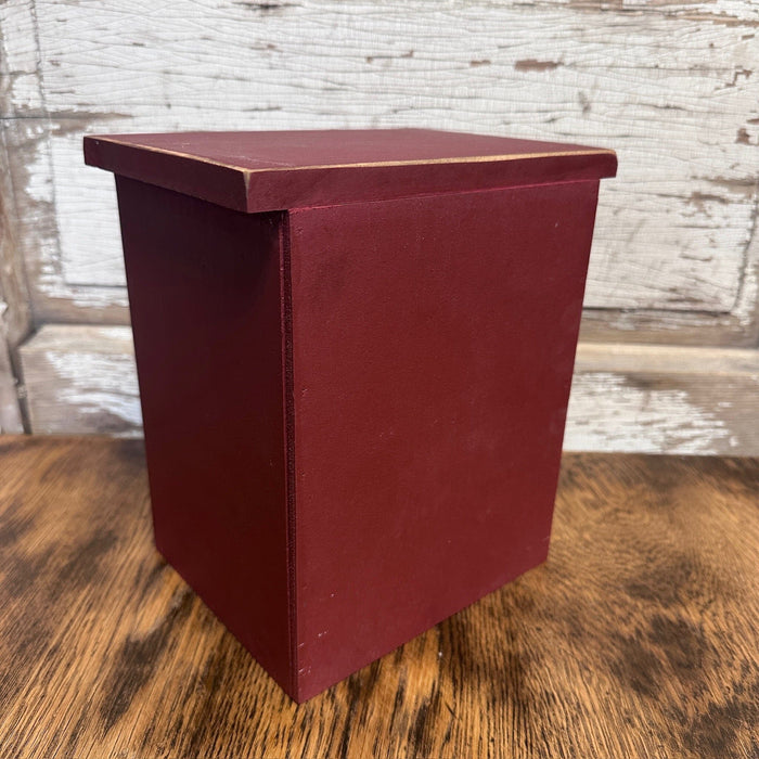 Burgundy Farmhouse Drawers - Primitive Star Quilt Shop