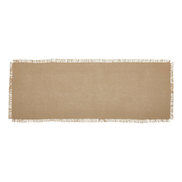 Burlap Natural Fringed Runner 8x24" - Primitive Star Quilt Shop