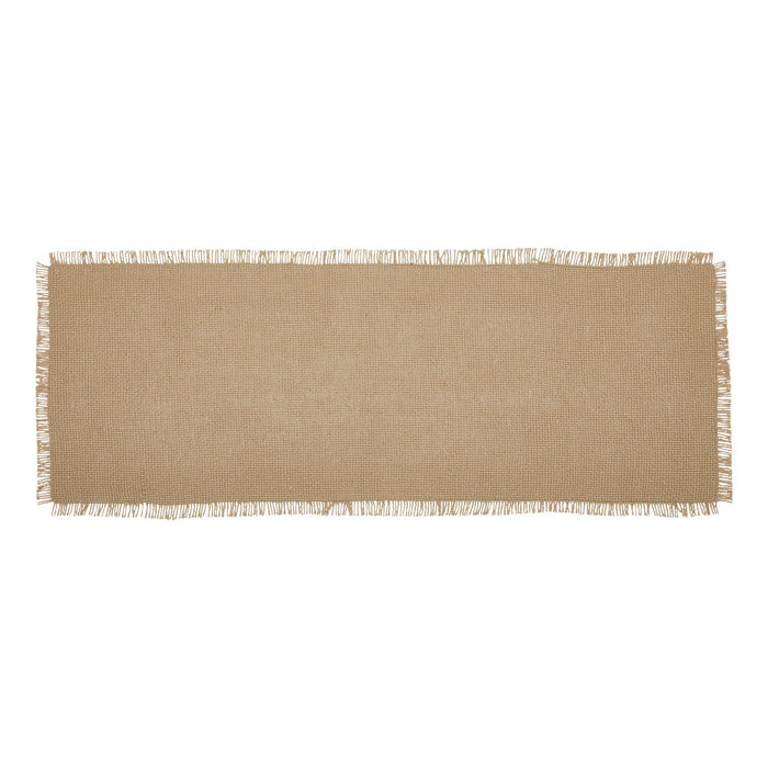 Burlap Natural Fringed Runner 8x24" - Primitive Star Quilt Shop