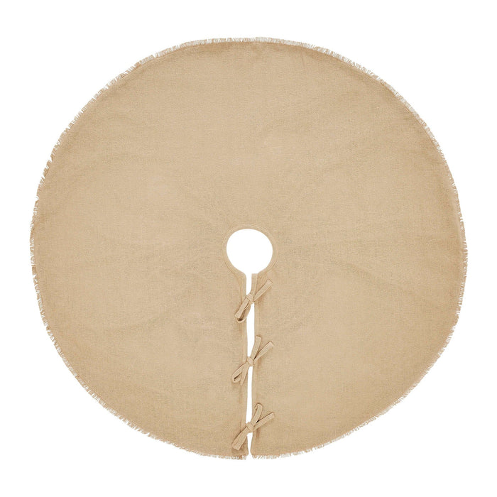 Burlap Natural Tree Skirt 36" - Primitive Star Quilt Shop