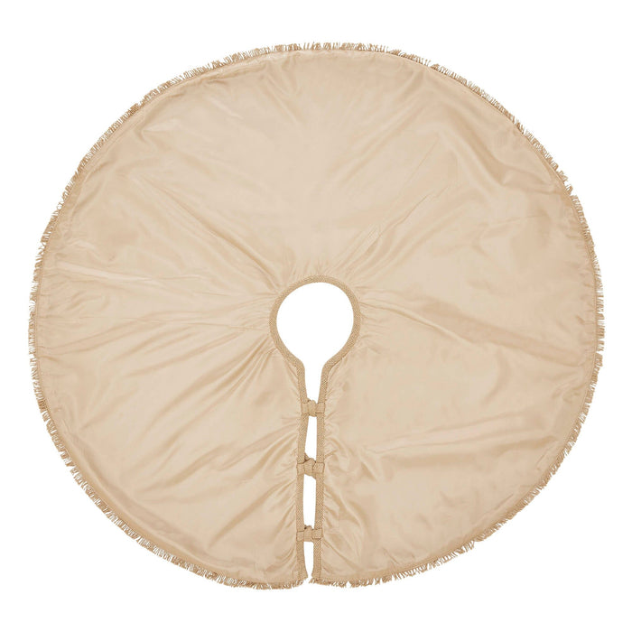 Burlap Natural Tree Skirt 36" - Primitive Star Quilt Shop