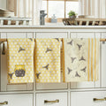 Buzzy Bees Honeypot Tea Towels 16x28" - Set of 3 - Primitive Star Quilt Shop