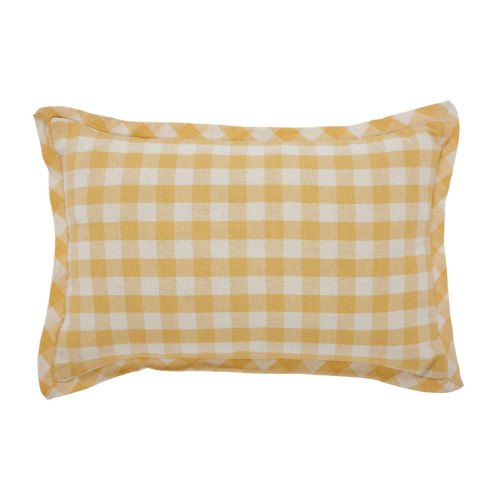 Buzzy Bees Patchwork Bee Pillow 9.5x14" - Primitive Star Quilt Shop