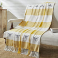 Buzzy Bees Woven Throw - Primitive Star Quilt Shop