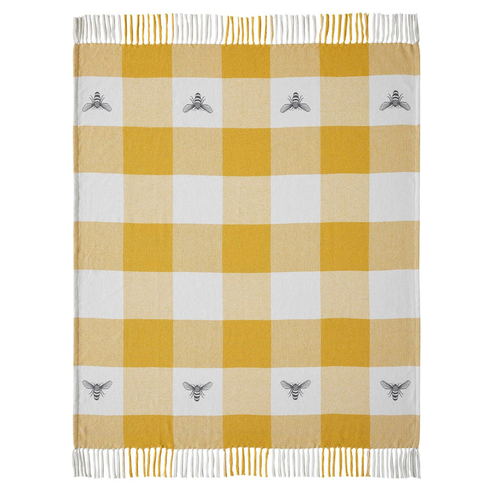 Buzzy Bees Woven Throw - Primitive Star Quilt Shop