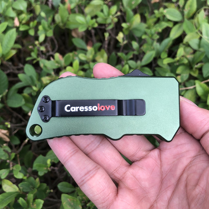 Caressolove Automatic Utility Knife, 2nd Generation Automatic Box Cutter, Durable Blade Holder Auto Razor Blade Cutter with 5pcs Extra Blades