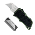 Caressolove Automatic Utility Knife, 2nd Generation Automatic Box Cutter, Durable Blade Holder Auto Razor Blade Cutter with 5pcs Extra Blades