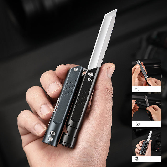 Caressolove Military Tactical Knife, Professional Self Defense Pen, Emergency Multitool, Camping Survival Tools, Cool EDC Gear for Men
