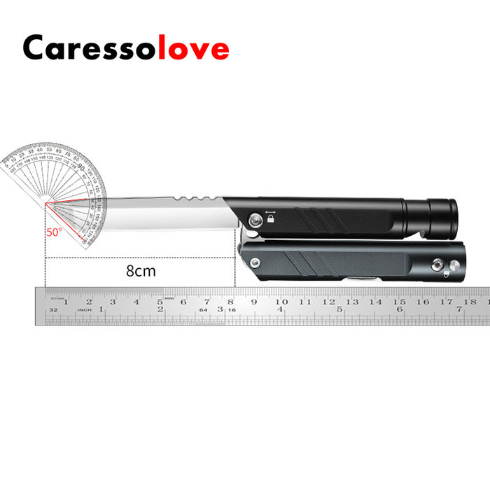 Caressolove Military Tactical Knife, Professional Self Defense Pen, Emergency Multitool, Camping Survival Tools, Cool EDC Gear for Men