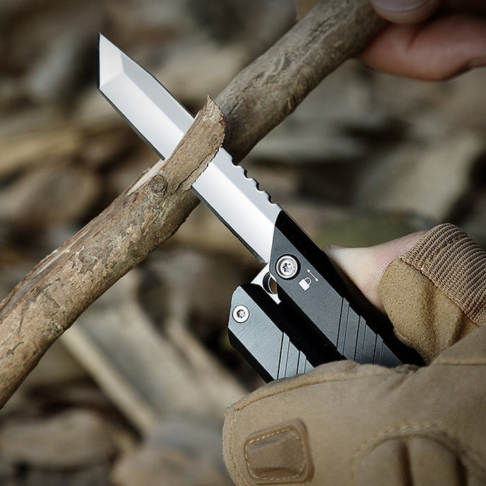 Caressolove Military Tactical Knife, Professional Self Defense Pen, Emergency Multitool, Camping Survival Tools, Cool EDC Gear for Men