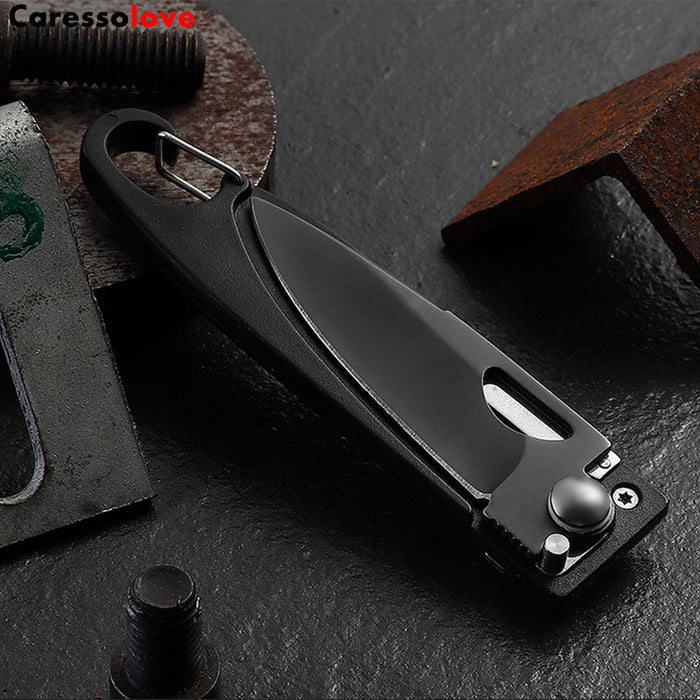 Caressolove Multifunctional Folding Pocket Knife, Everyday Carry Survival Tool And Outdoor Activities Multitool Camping Pocketknife