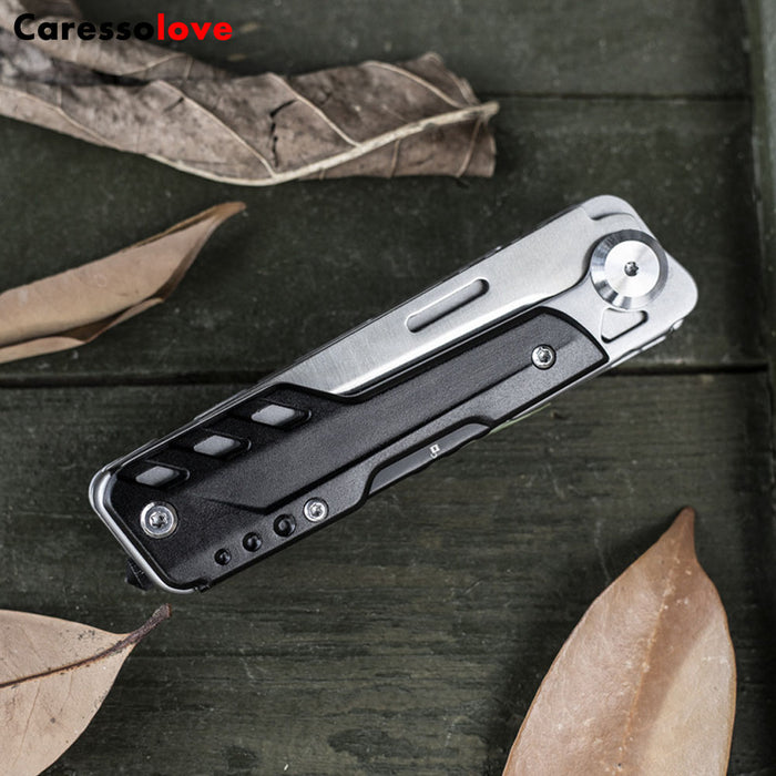 Caressolove New Outdoor Multifunctional Folding Knife Portable Knife And Scissor Emergency Disaster Preparedness Survival Tool