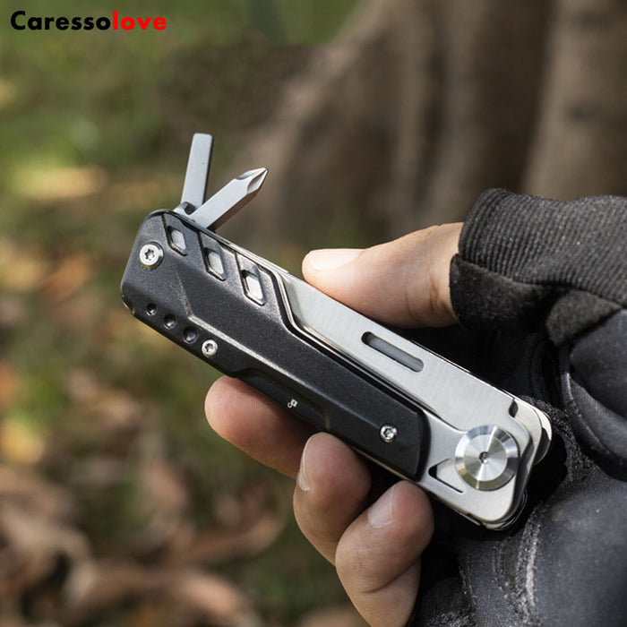 Caressolove New Outdoor Multifunctional Folding Knife Portable Knife And Scissor Emergency Disaster Preparedness Survival Tool
