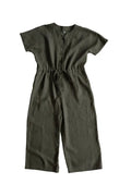 Green cassidy jumpsuit on a white background
