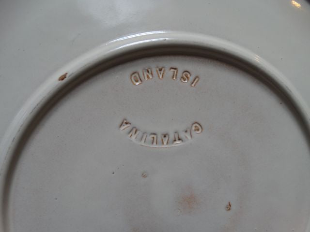 Catalina Island Red Clay Ivory Charger