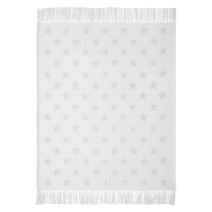 Celebration Stars Woven Throw - Primitive Star Quilt Shop