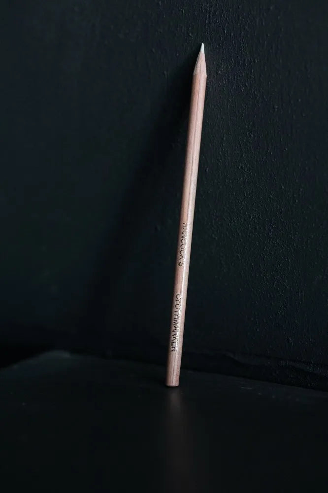 Merchant & Mills Chalk Pencil in white or black for marking fabric and patterns