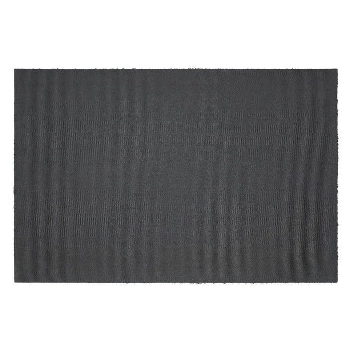 Charleston Mosaic Black and Gray Coir Rectangle Rug 20x30" - Primitive Star Quilt Shop