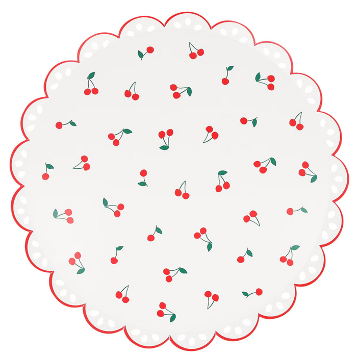 Cherry Pattern Dinner Plates