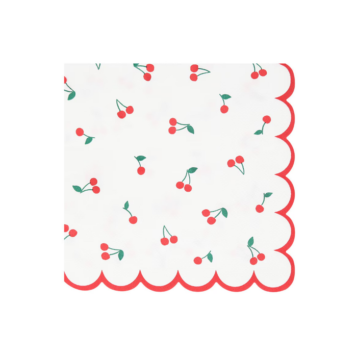 Cherry Pattern Large Napkins