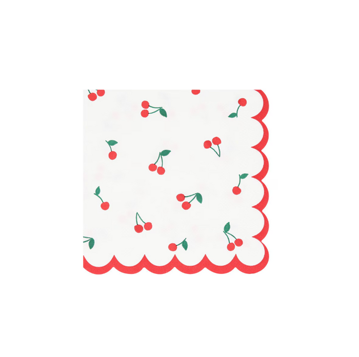 Cherry Pattern Small Napkins