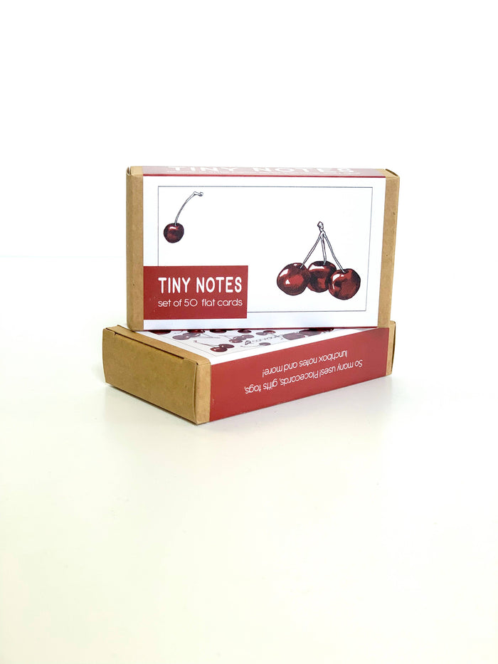 Cherry Tiny Notes - Pine & Moss