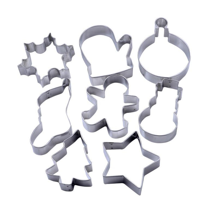 Christmas Cookie Cutters Set of 8