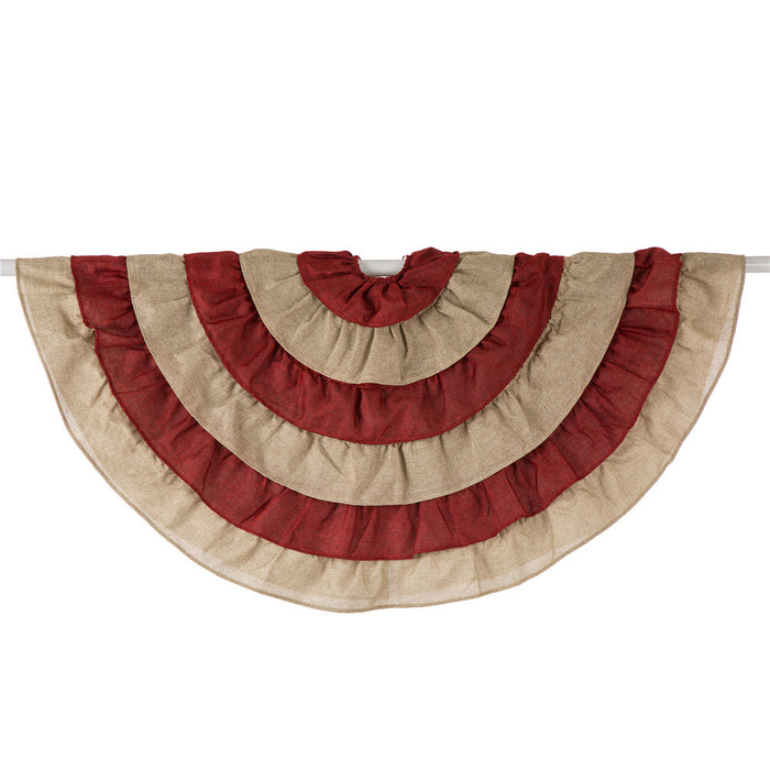 Christmas Faux Burlap Tree Skirt