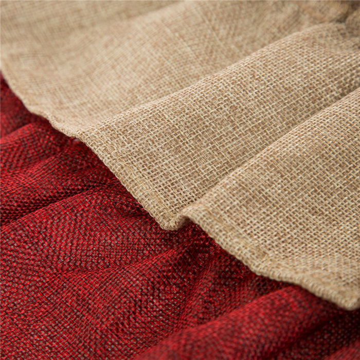 Christmas Faux Burlap Tree Skirt