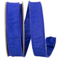Cobalt Blue Dupioni Sumptuous Ribbon, 1" X 10YD