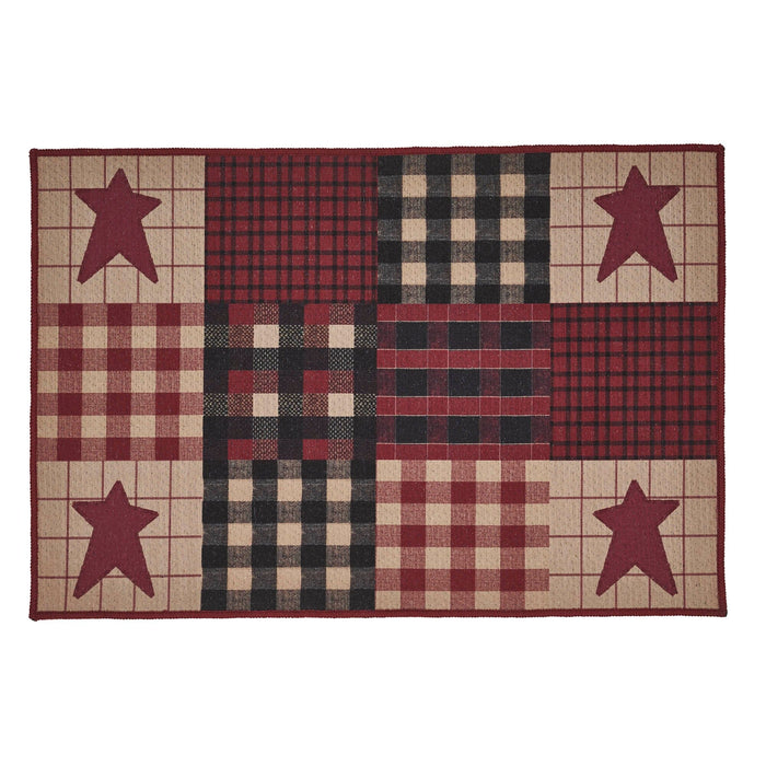 Connell Indoor/Outdoor Rectangle Rug 20x30" - Primitive Star Quilt Shop