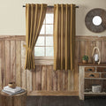 Connell Lined Short Panel Curtains 63" - Primitive Star Quilt Shop
