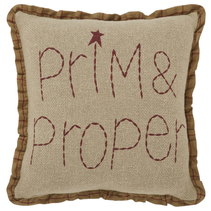 Connell "Prim & Proper" Pillow 12" - Primitive Star Quilt Shop