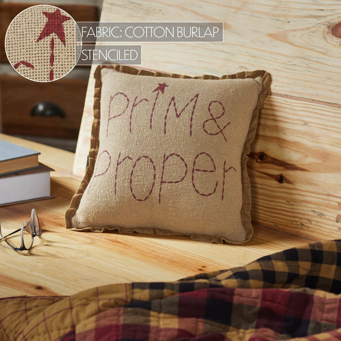 Connell "Prim & Proper" Pillow 12" - Primitive Star Quilt Shop