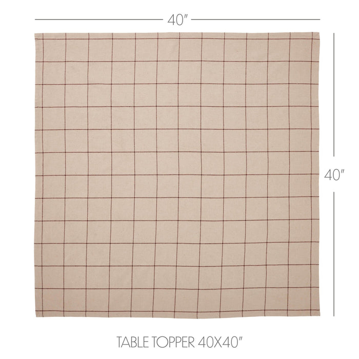 Connell Table Topper 40x40" - Primitive Star Quilt Shop