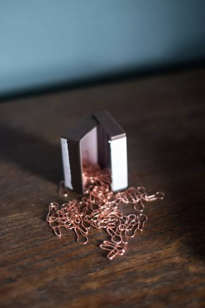 Merchant & Mills Coppered Bulb Pins with wide bowl for tags and craft projects
