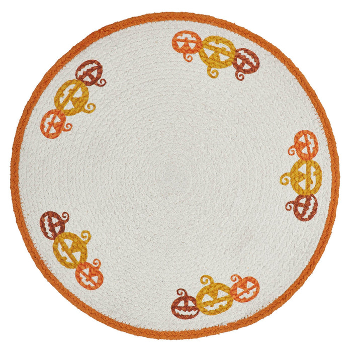 Country Halloween Braided Placemat 14" - Primitive Star Quilt Shop