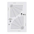 Creative Grids Non-Slip Circle Savvy Ruler