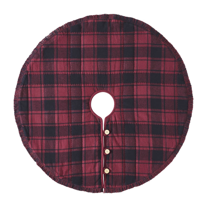Cumberland Plaid Tree Skirt 36" - Primitive Star Quilt Shop