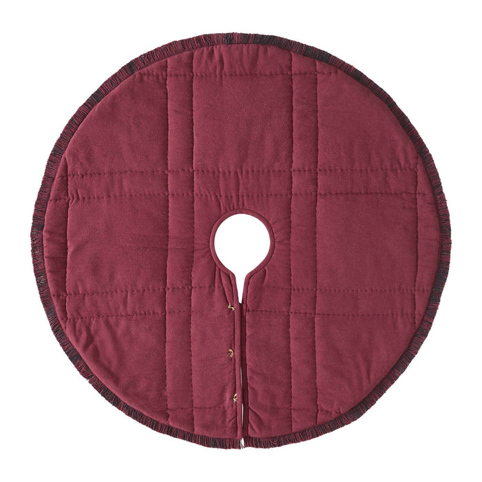 Cumberland Plaid Tree Skirt 36" - Primitive Star Quilt Shop