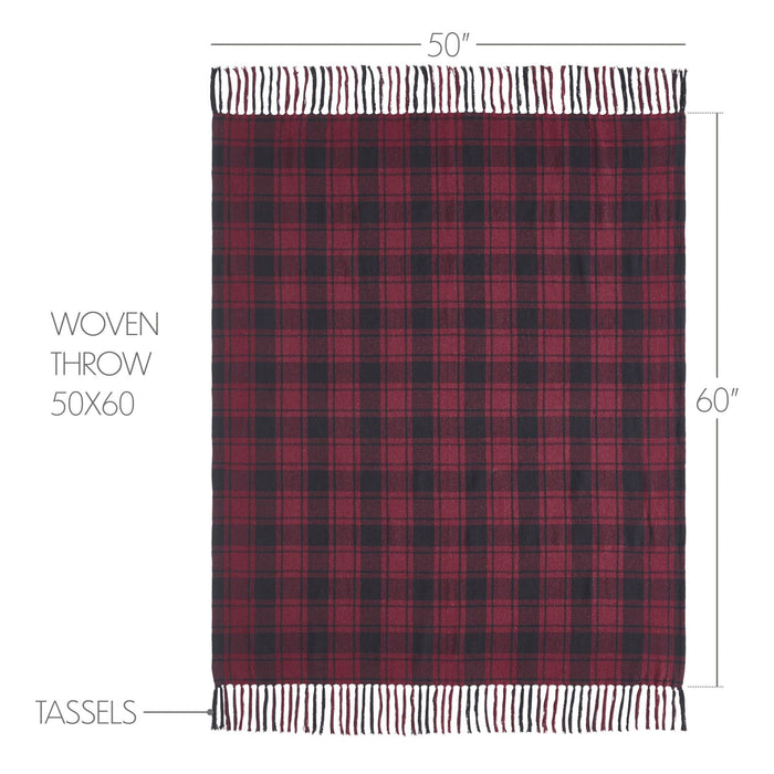Cumberland Plaid Woven Throw - Primitive Star Quilt Shop