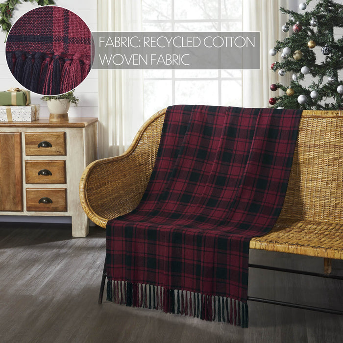 Cumberland Plaid Woven Throw - Primitive Star Quilt Shop