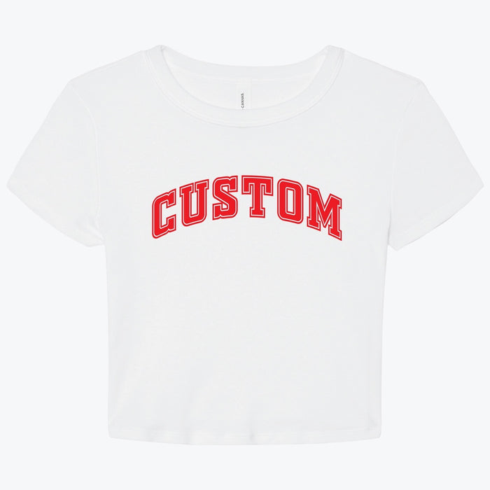 Custom Baby Crop Tee